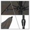 California Umbrella 9' Bronze Aluminum Market Patio Umbrella, Sunbrella Black 194061337011 - alternate 2